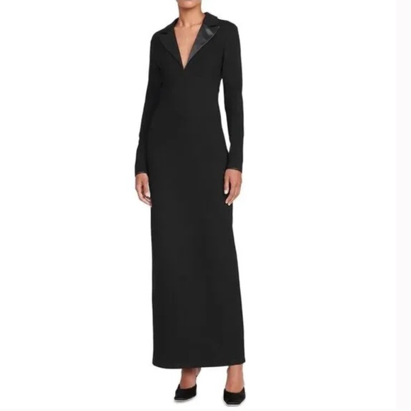 STAUD Humboldt Gown Ponte Maxi Tuxedo Formal Dress XL - Picture 3 of 16